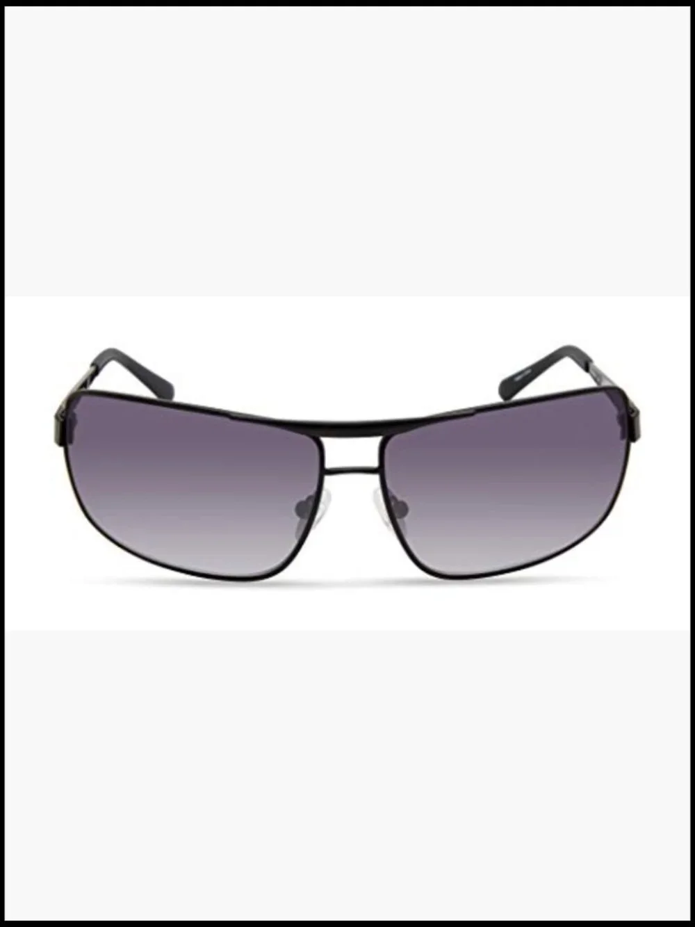 Metal Wrapped Navigator Pilot Sunglasses with Gradient Flash Lenses